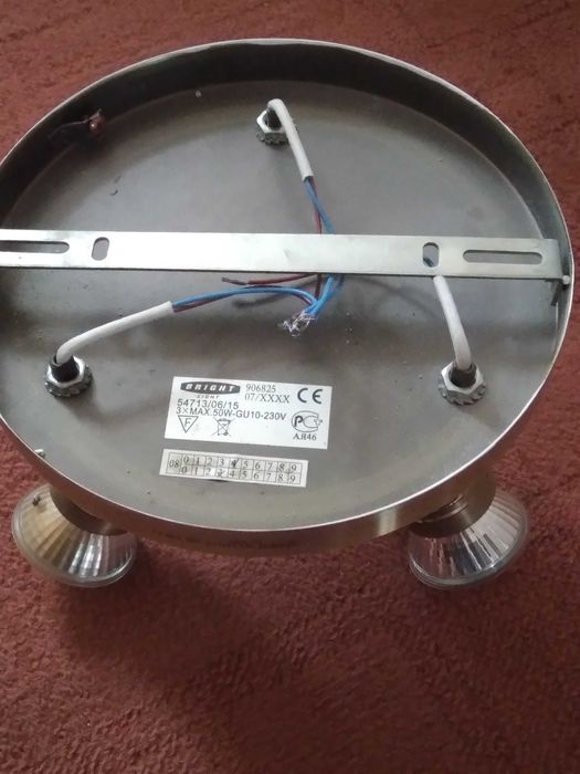 Plafon okrągły 3 punktowy