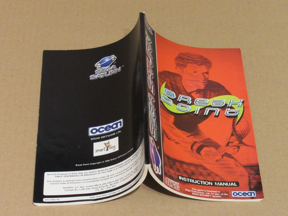 Jogo Sega Saturn Break Point completo