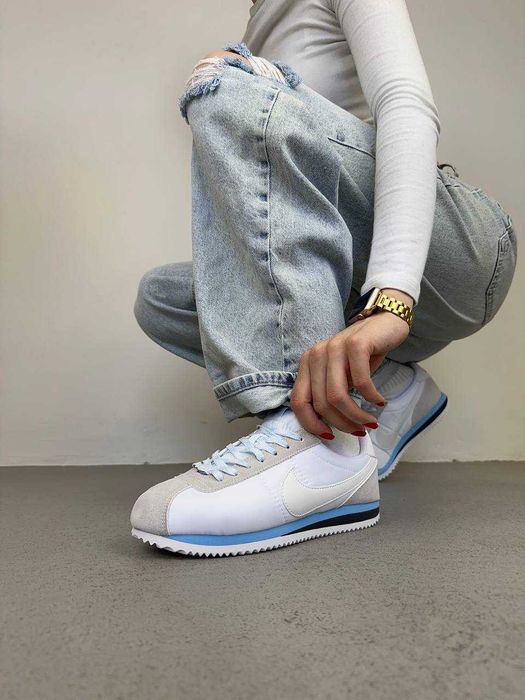 Кросівки Nike Cortez Textile Summit White Blue premium