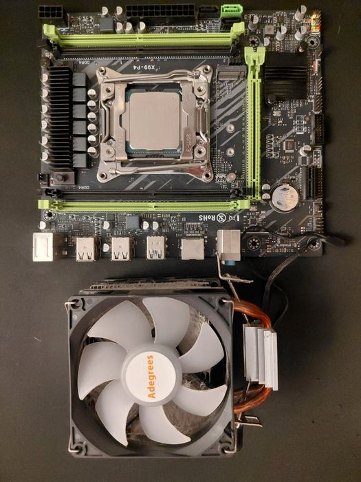 Kit Motherboard X99-P4 + Intel Xeon E5-2680 v3 (12C/24T) + Cooler