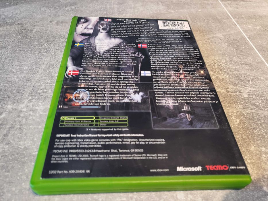 Project Zero xbox