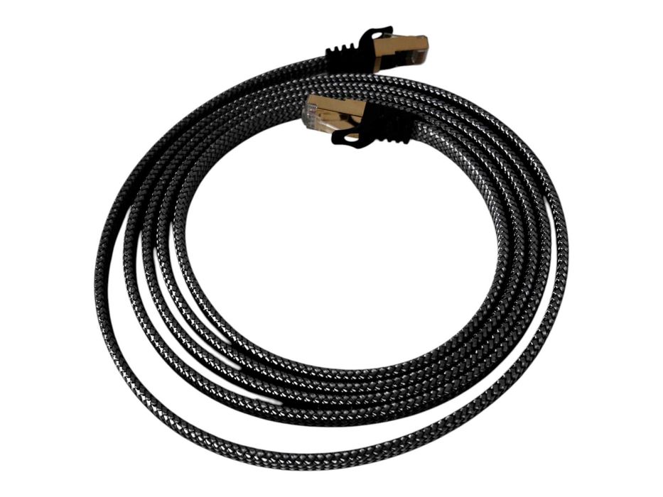 Kabel internetowy RJ45 3m Cat8 Płaski Splot 351