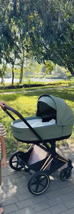 Cybex Priam 2 в 1 - Leaf Green (шасі Rose Gold )
