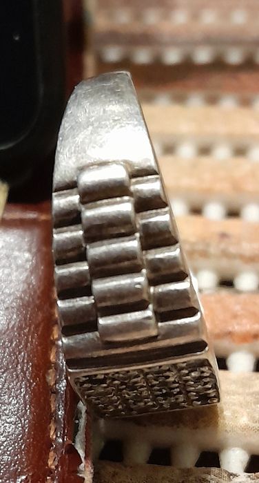 Мужское серебряное кольцо .