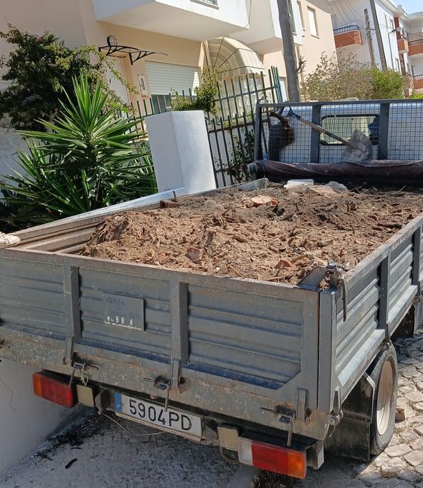 LISBOA ODIVELAS AMADORA contentores e carrinhas com ou sem ajudantes p/recolha de todo o tipo de resíduos entulho de obras lixo misturado ou separado