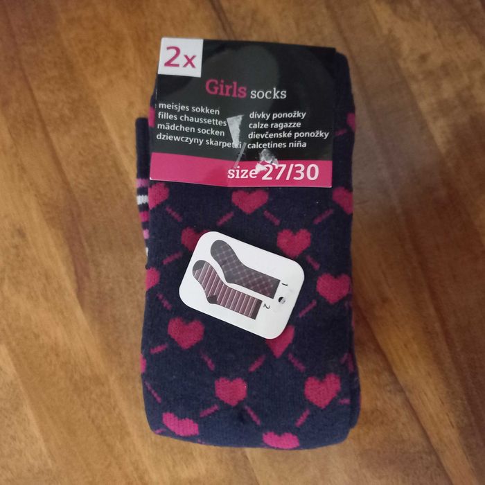 Skarpety Girls Socks Dwupak Nowe 27-30
