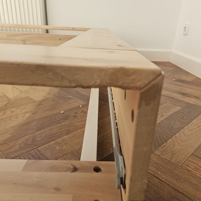Łózko Ikea Mandal 140x200