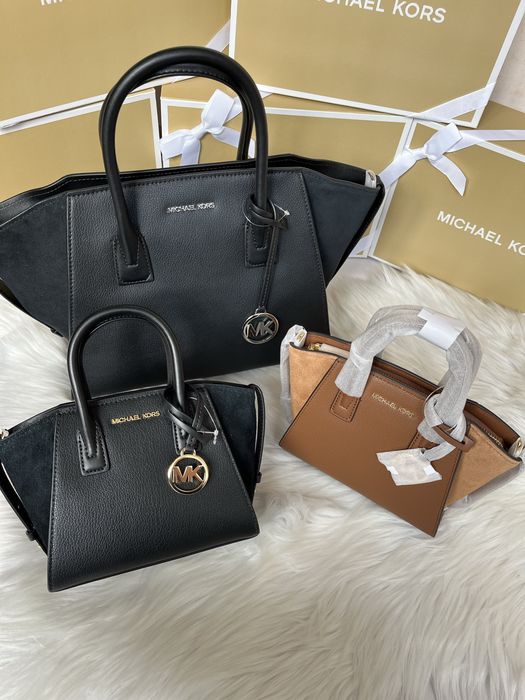 Сумка Michael Kors Avril xs  Logo Top-Zip Satche майкл корс оригінал