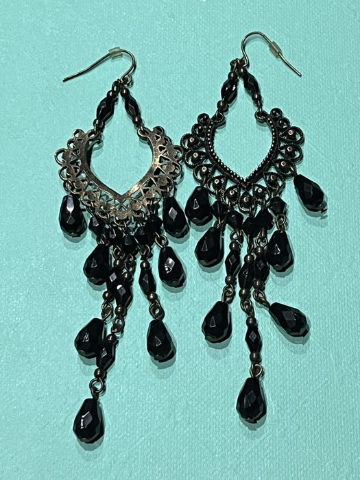 Kolczyki długie boho