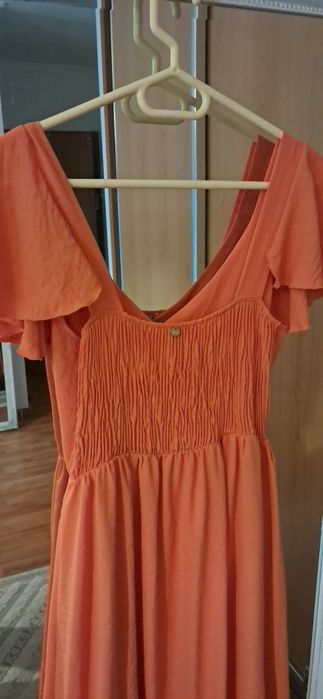 Vestido novo laranja xl