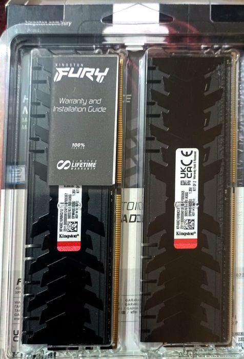 Kingston Fury DDR4 16GB 3600Mhz Renegade Black