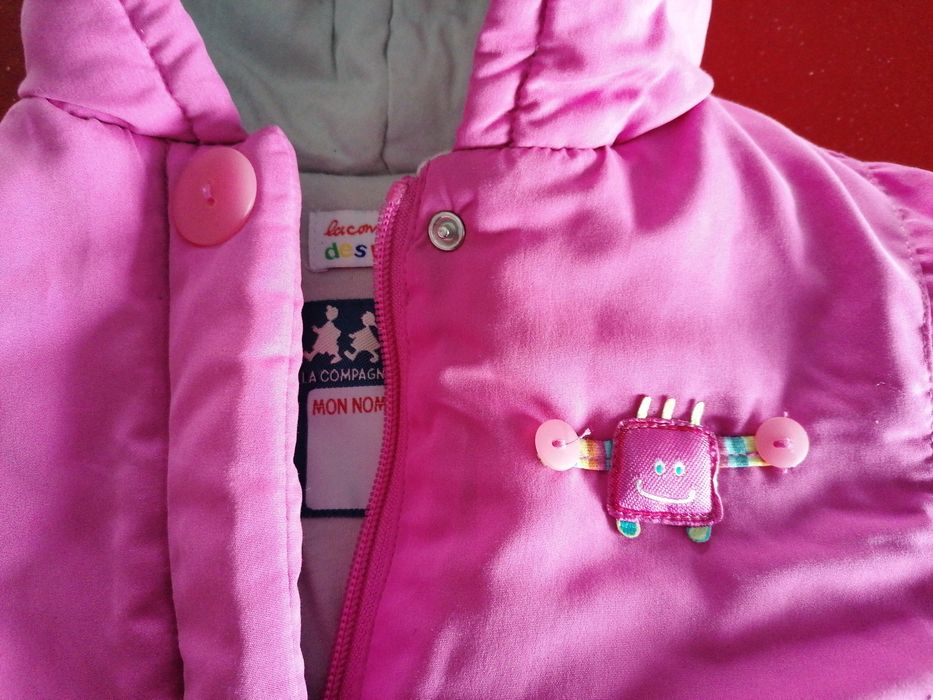 Casaco capuz Impermeável 1-3 meses