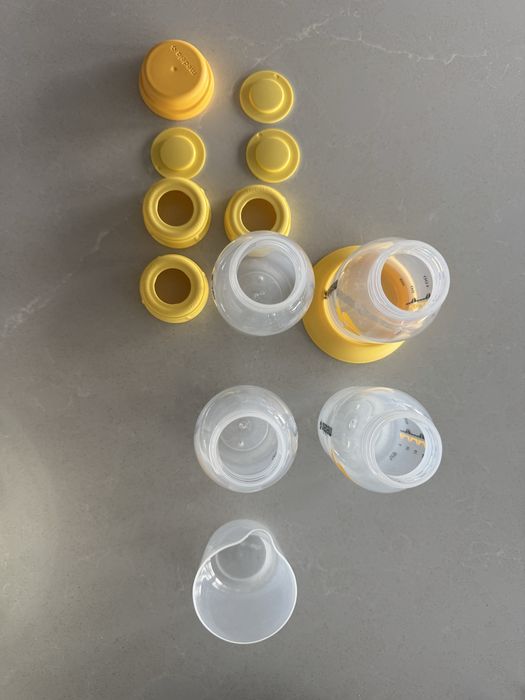 Solo Medela + esterilizador + copos medela