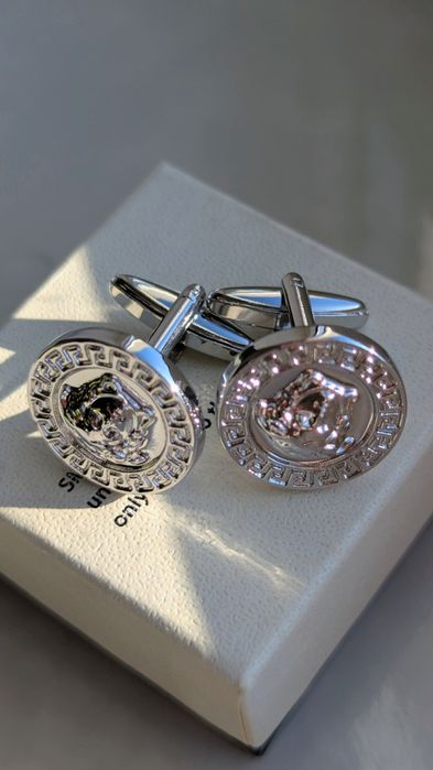 Запонки versace silver 2шт