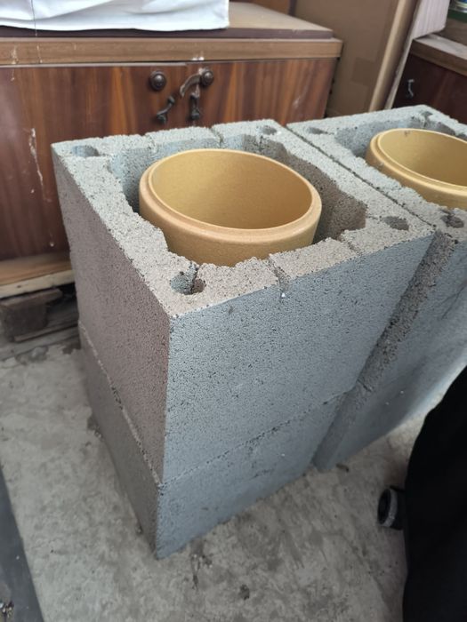 4 szt Pustak kominkowy 36x33