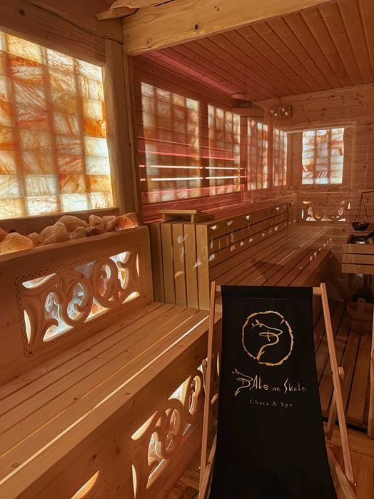 Domek z jacuzzi w górach. Balia, SPA. Luksusowa Chata od 4 do 21 osób