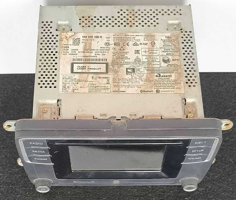 Rádio / Auto Rádio 1K8035150H - VW TRANSPORTER T6 Caixa