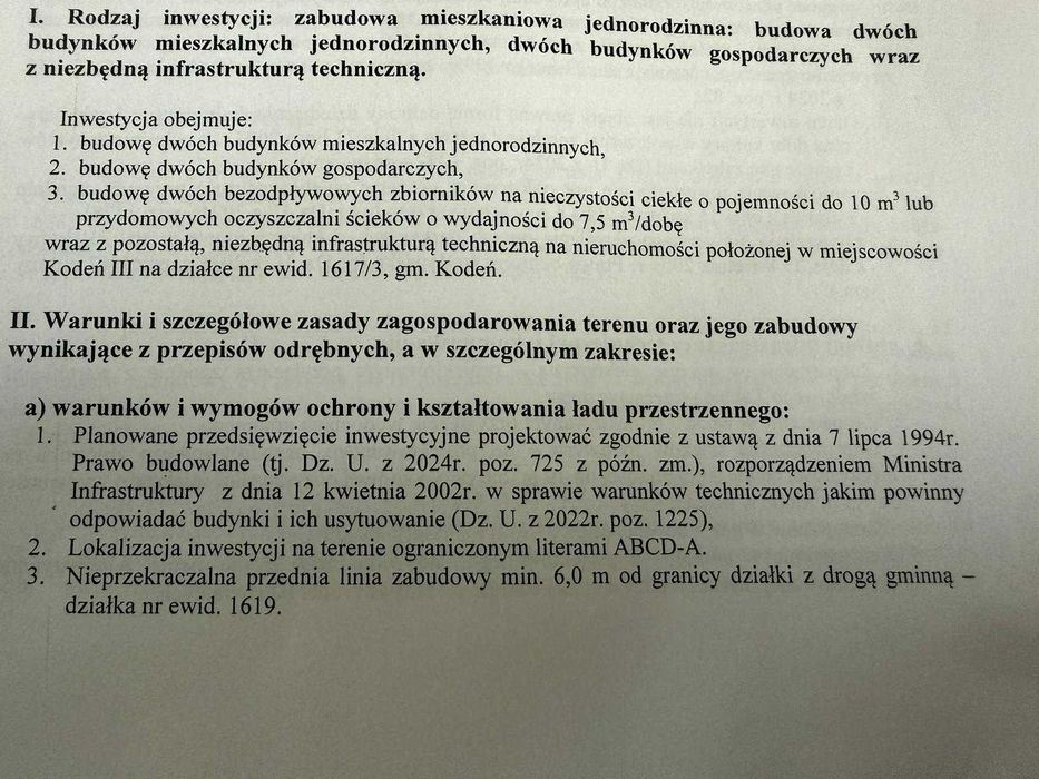 Sprzedam działkę pod zabudowę jednorodzinną - Widok 6