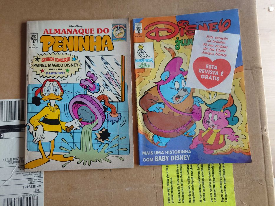 Revistas BD “Astros HB”, “Almanaque de Aventuras do Pica Pau” e Outros