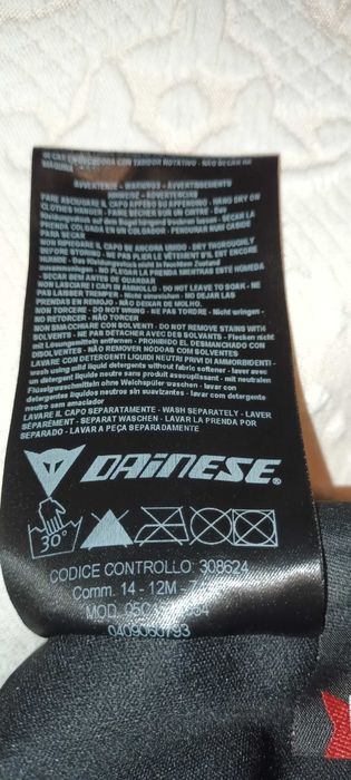 Calças de mota Dainese D-Dry Pretas N58