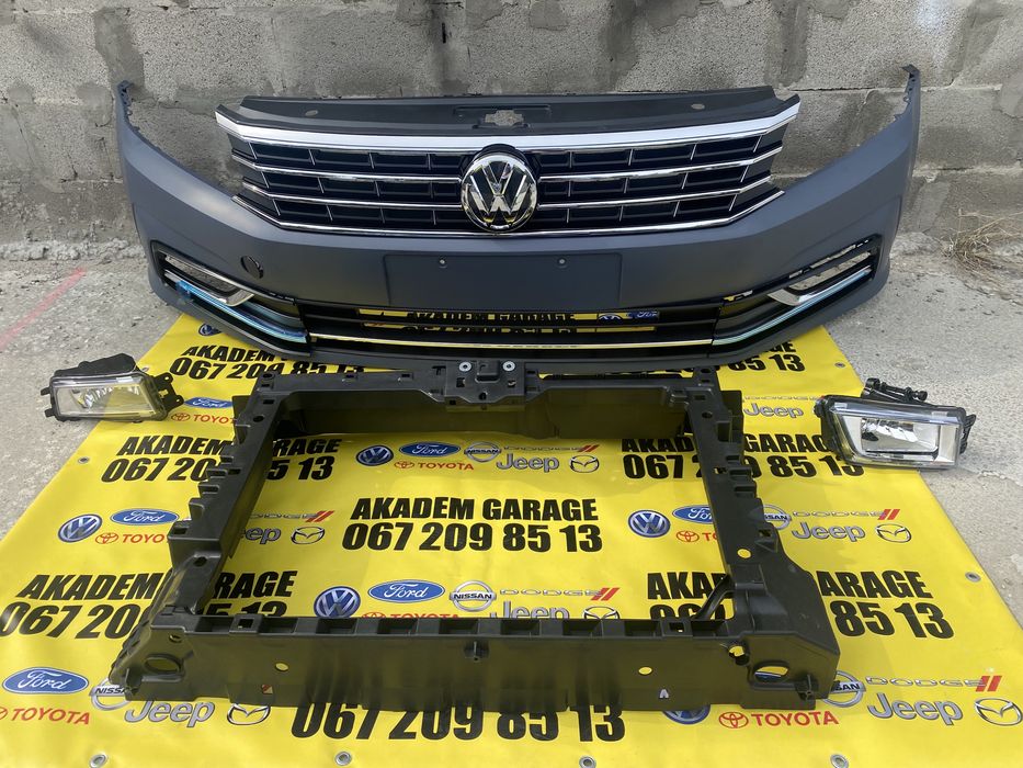 бампер передній passat B8 , USA , B7 передний