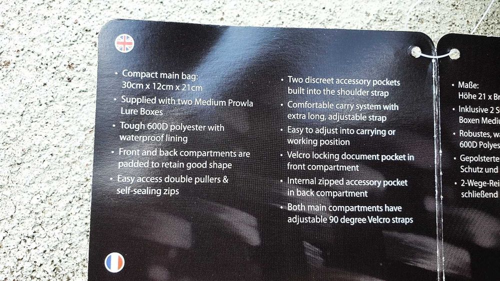 Torba wędkarska na ramię GREYS Prowla Sling Bag - 2 pudełka