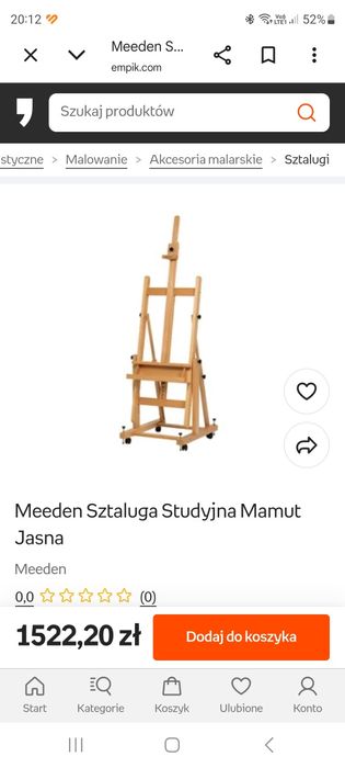 Sztaluga studyjna Mamut używana 10 lat