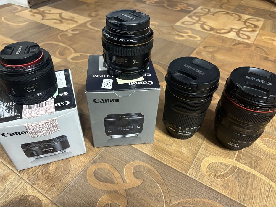 Объективы на фотоапарат Canon