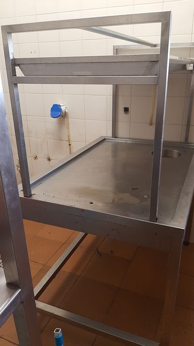 Bancada em inox para por loiça