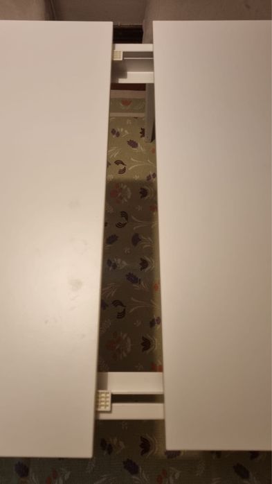 Mesa de jantar extensivel branca