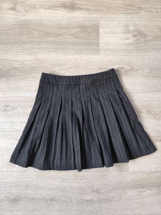 мини юбка темно серая cropp