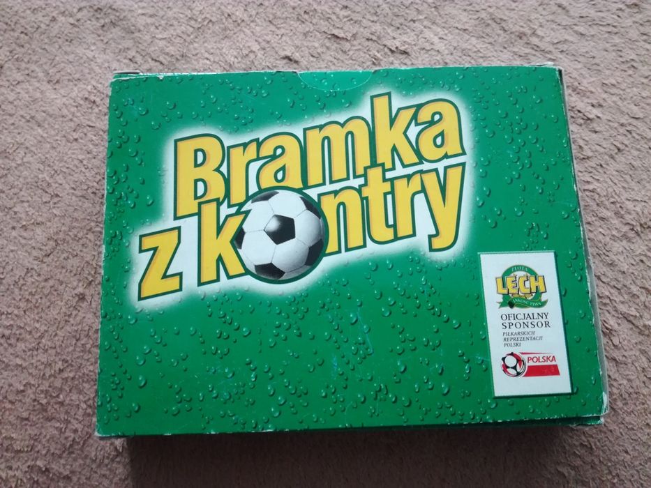 Karty do gry Lech Poznań kolekcjonerskie Bramka z kontry grania