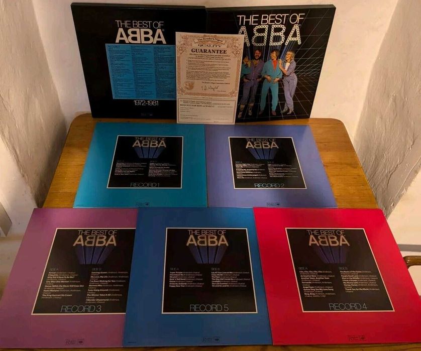 ABBA The Best Of Abba 1972-1981 UK 1982 Британия пластинка 5 шт NM