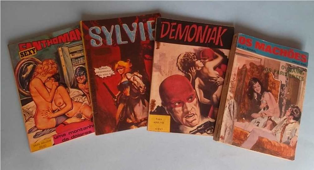 Banda desenhada erótica antiga, ver fotos