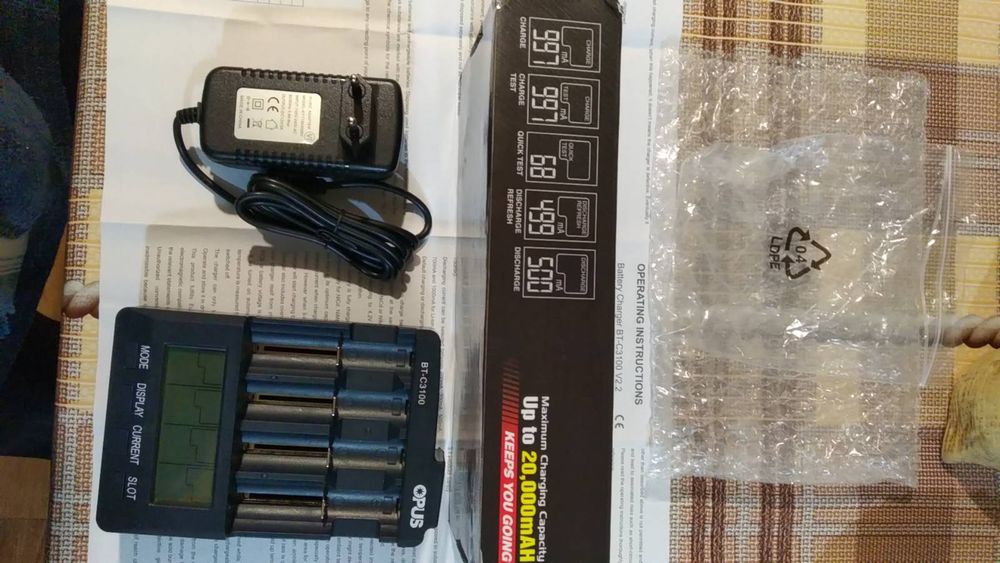 Новий зарядний Opus BT-C3100 v.2.2