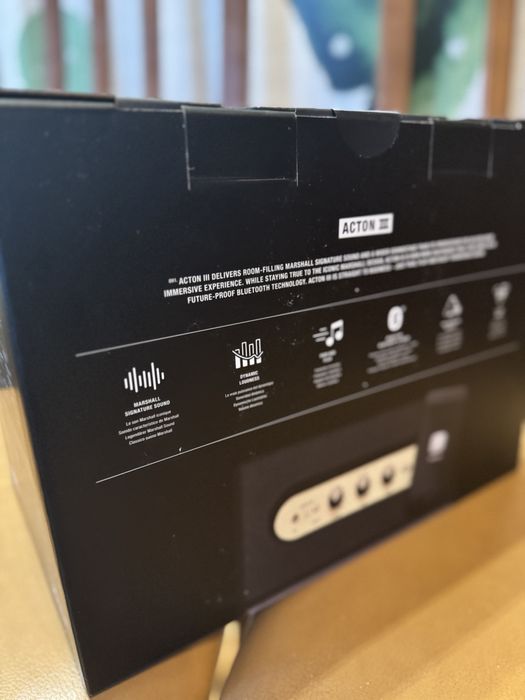 Najnowsza generacja Głosnik marshall acton III nowy czarny