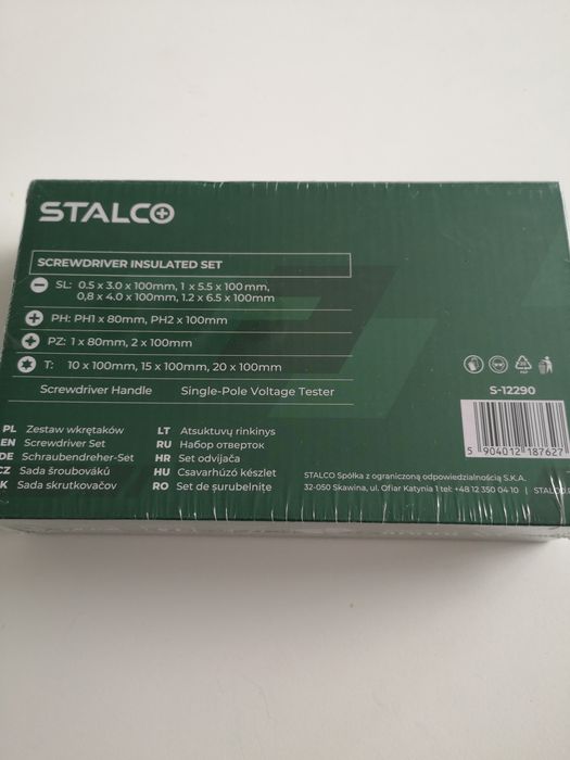Stalco wkrętaki elektrotechniczne 13 elem. 1000V S-12290