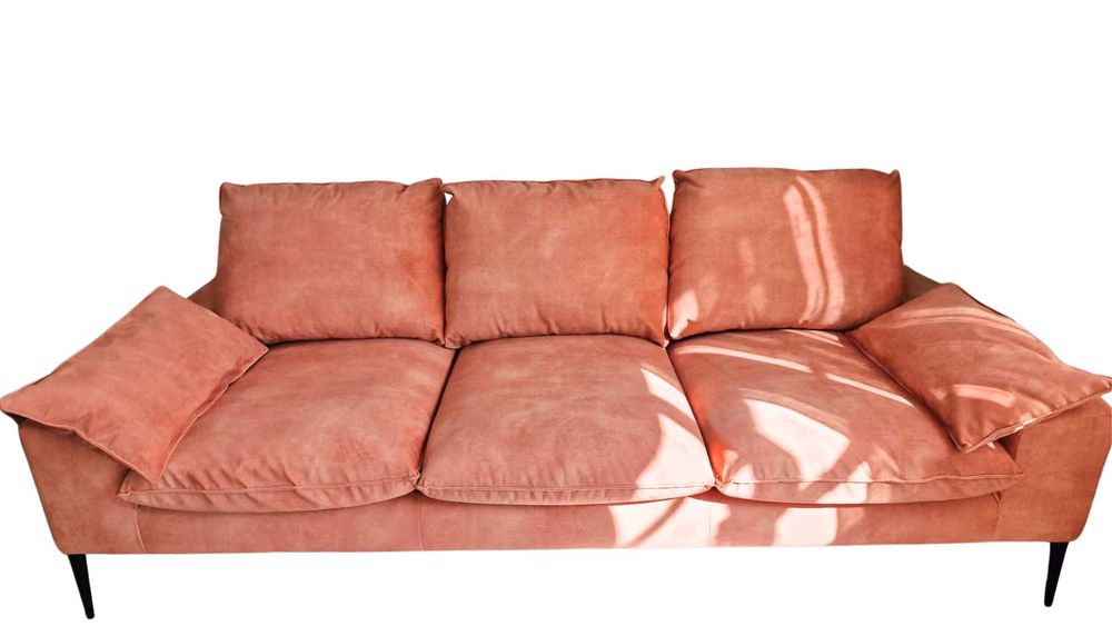 Sofá veludo rosa CONNELLY do Gato Preto