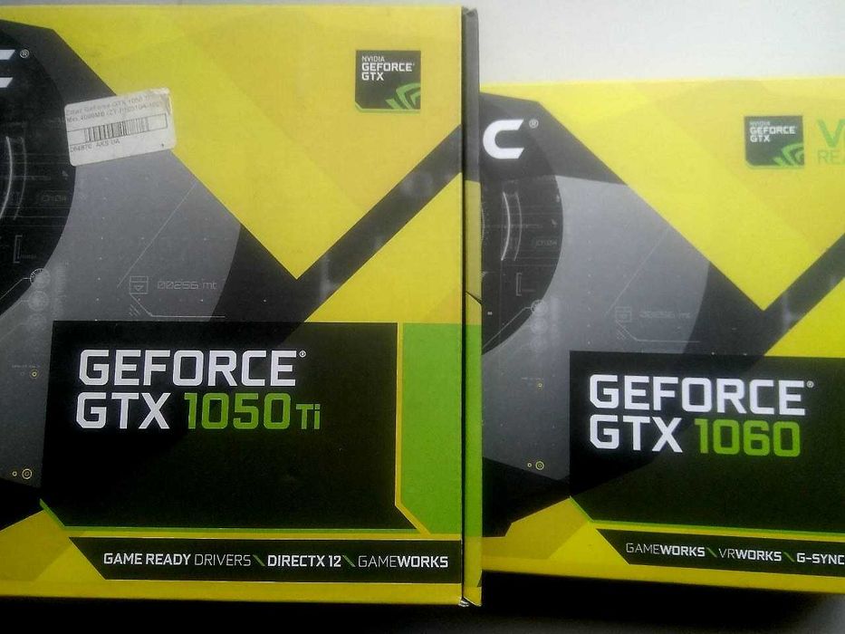 Упаковка от видеокарты ZOTAC GTX 1060