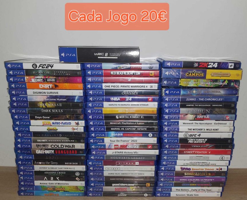 Jogos Ps4 Originais Novos & Usados (Cada 20€)