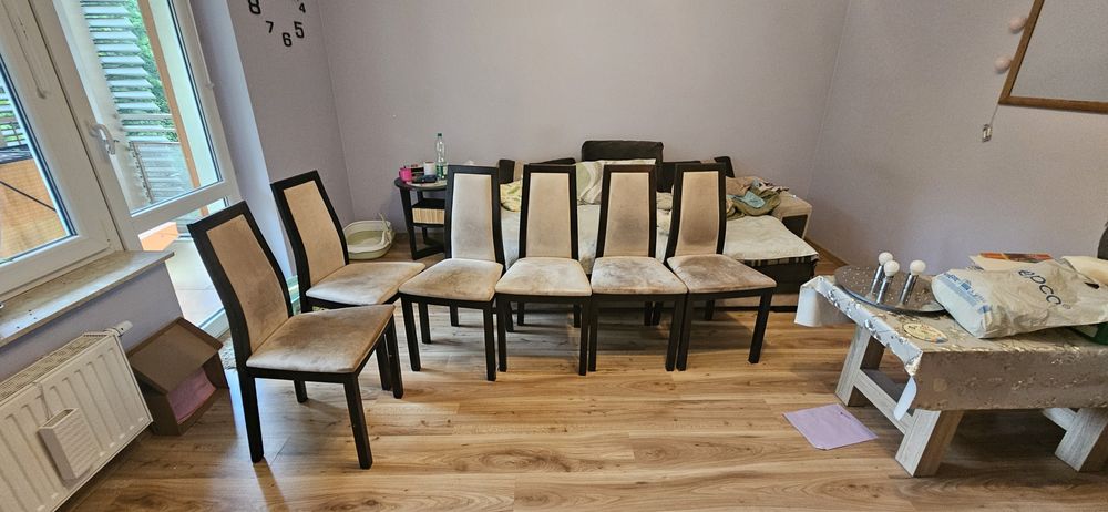 Komplet  6 krzeseł