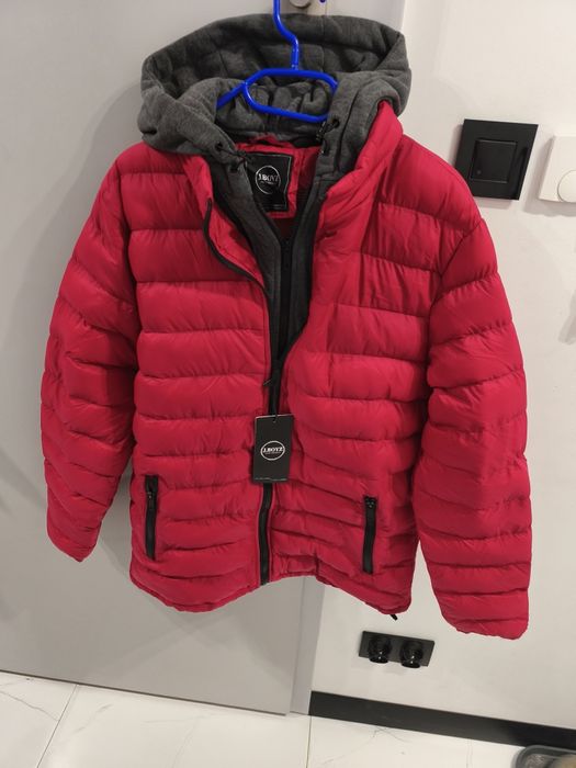 Męska kurtka XL z odpinanym kapturem