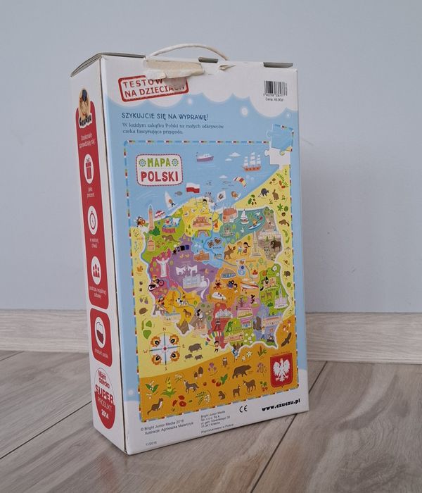Puzzle Mapa Polski - CzuCzu
