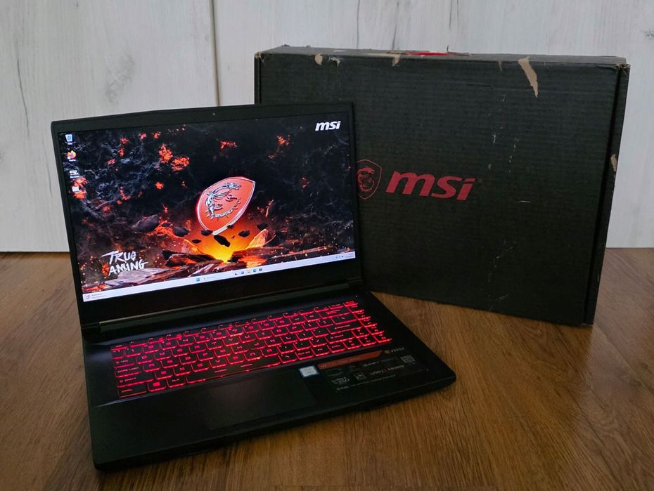 MSI GF63 Thin 8SC i7 8gen GTX 1650 - 4Gb / 8GB RAM