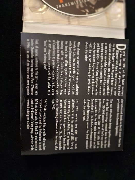 Płyta CD Tool Transmission Impossible Live