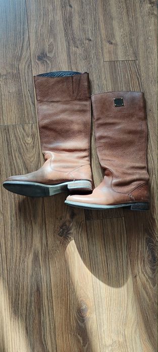 Buty Kozaki damskie Tommy Hilfiger skórzane 37.