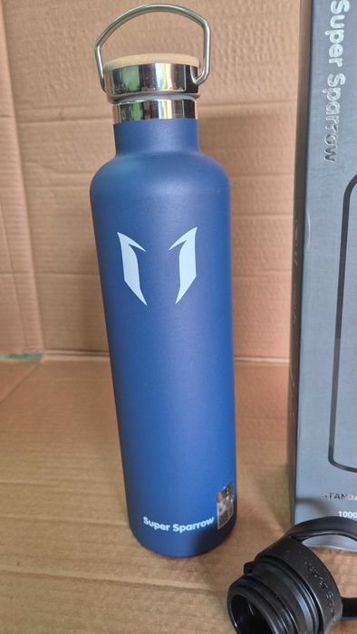 SUPER SPARROW BUTELKA termiczna 1L grnatowa