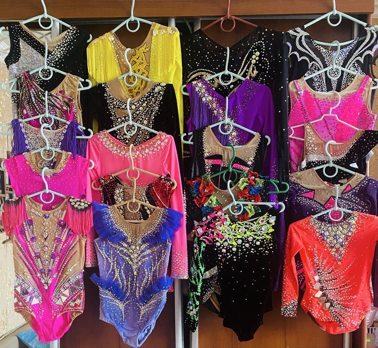 ПРОКАТ купальник для художньої гімнастики104.Художественная гимнастика