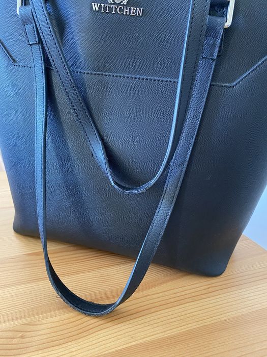 Torebka Wittchen czarna shopperka A4