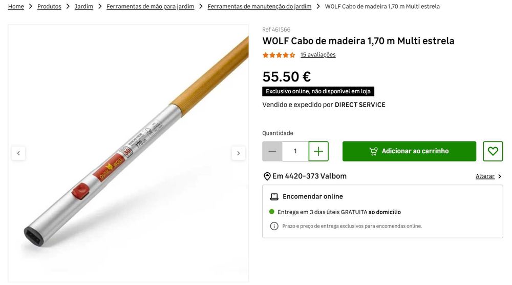 ESCARIFICADOR Relva Rolo de mão marca Wolf com CABO como novo